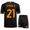 Oficiální Fotbalový Dres AS Řím Dybala 21 Třetí 2023-24 pro Děti